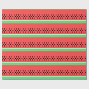 Papel De Presente fruta de melancia verão
