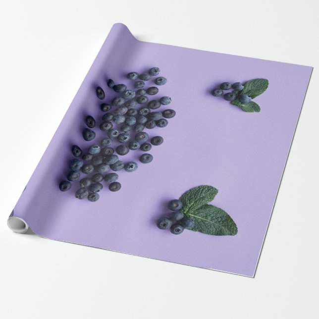Papel De Presente Frutas E Vegetais (Desenrolado)