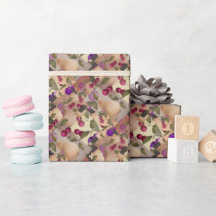 Papel De Presente Frutas, patch