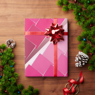 Papel De Presente fúcsia 11