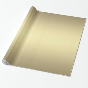 Papel De Presente Fulgor Dourado