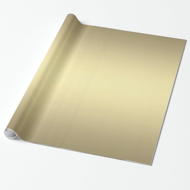Papel De Presente Fulgor Dourado (Desenrolado)
