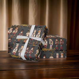 Papel De Presente Funcionarios Musical do Tiptop Nutcracker Kings