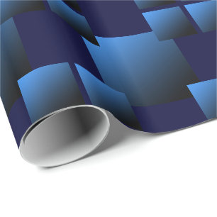 Papel De Presente Fundo Abstrato de gradiente preto azul