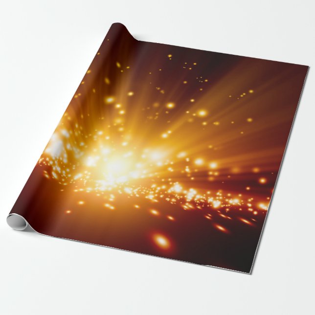 Papel De Presente fundo abstrato - luz laranja clara,ba (Desenrolado)