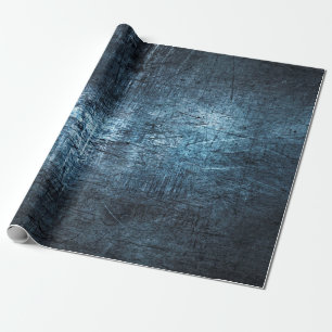Papel De Presente Fundo azul de cinza metálica de textura