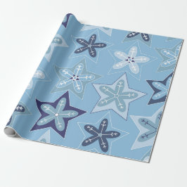 Papel De Presente Fundo com padrão de floco de neve bobo texturas