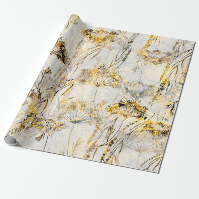 Papel De Presente Fundo de abstrato sem costura com aquarela, padrão (Desenrolado)