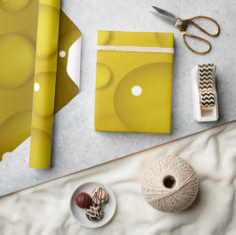 Papel De Presente Fundo de Água Amarelo