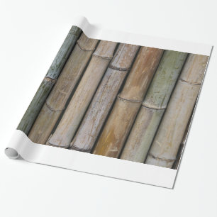 Papel De Presente Fundo de Bambu