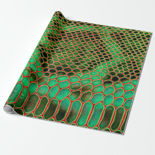 Papel De Presente fundo de cobra