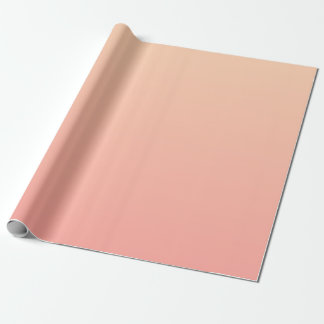 Papel De Presente Fundo de Gradação de Pêssego