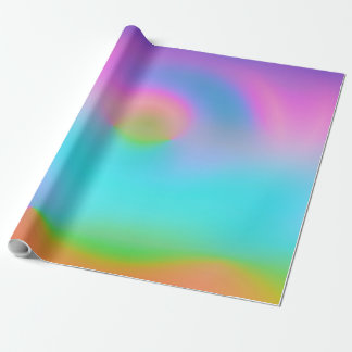 Papel De Presente Fundo de néon iridescente 9