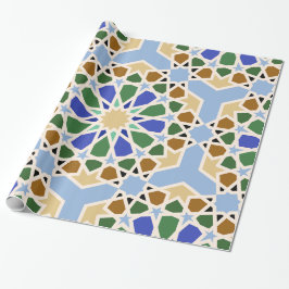 Papel De Presente Fundo de Padrão Islâmico