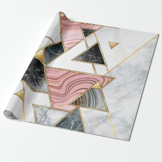 Papel De Presente fundo geométrico abstrato. Mosai de mármore modern