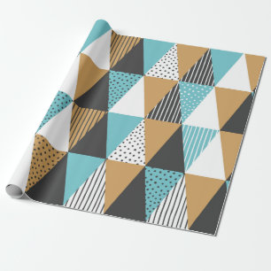 Papel De Presente Fundo geométrico. ilustração abstrato vintage