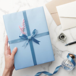 Papel De Presente Fundo Gradiente Azul Mínimo
