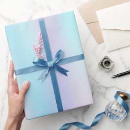 Papel De Presente Fundo Iridescente Abstrato de Cores de Pastel