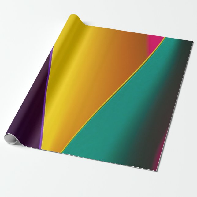 Papel De Presente fundo multicolorido abstrato (Desenrolado)
