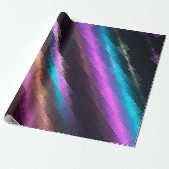 Papel De Presente Fundo multicolorido abstrato brilhante com (Desenrolado)