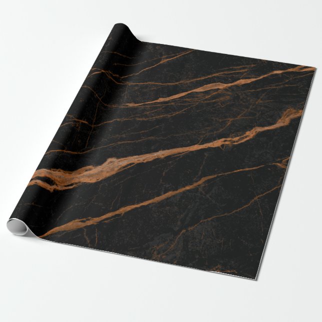 Papel De Presente fundo natural negro de marble emperador (Desenrolado)