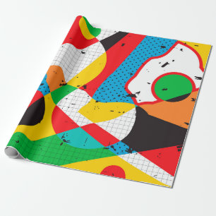 Papel De Presente fundo pop