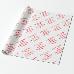 PAPEL DE PRESENTE FUNERAL