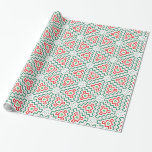 Papel De Presente Funky Christmas<br><div class="desc">Adicione um toque de capricho geométrico ao seu presente de Natal com este papel de embrulho. Ele apresenta linhas de ziguezague e formas divertidas adequadas para vários tipos de destinatários de presentes.</div>