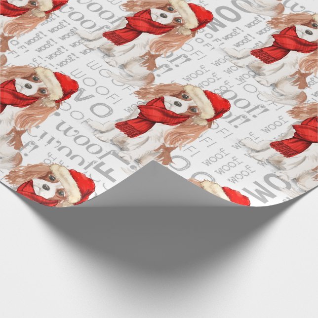 Papel De Presente Funny Dog Lover Cavalier King Charles Spaniel (Ponta)