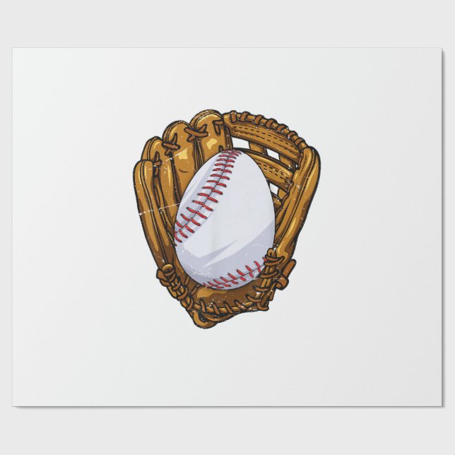 Papel De Presente Funny Easter Egg Baseball Egg Hunting Easter Day M (Aberto)