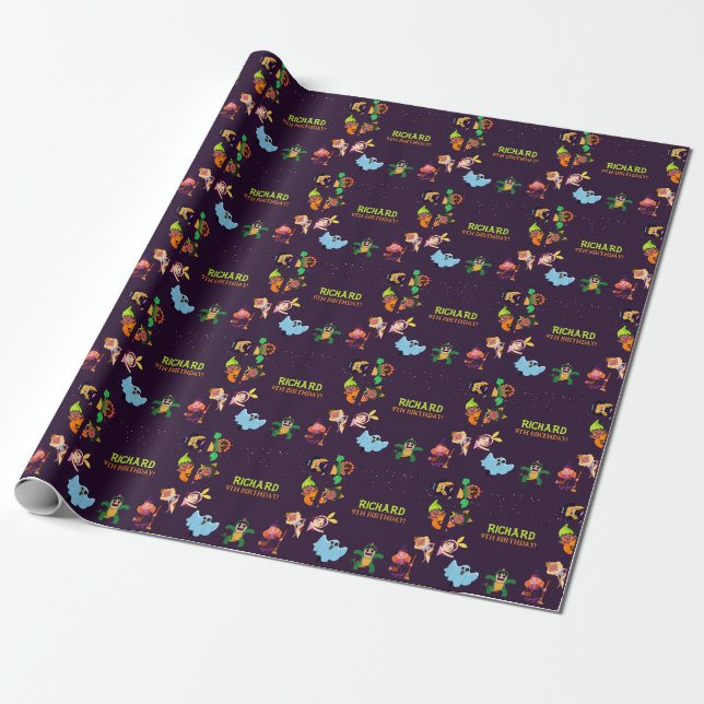 Papel De Presente Funny Giant Long Yellow Banana Vestindo Summer Sun (Desenrolado)