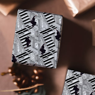 Papel De Presente Funny Joe Biden Caindo Em Escadaria Infinita