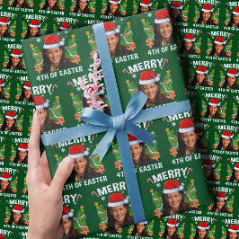 Papel De Presente Funny Kamala Harris Feliz 4° da Páscoa