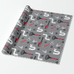 Papel De Presente Funny Plumber Plumbing Tools Birthday<br><div class="desc">Plumbers will love to receive gifts wrapped in this fun work related gift wrap. It's patterned with plumbing tools such as pipe wrenches,  pipes,  faucets and toilet plungers</div>