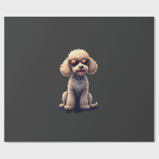 Papel De Presente Funny Poodle Animal Lover Dogs Graphic Cute Dog Ow