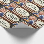 Papel De Presente Funny Trump Birthday<br><div class="desc">Um artigo de aniversário engraçado com Trump e citações engraçadas, "Preciso Ver Seu Certificado de Nascimento" "Vamos Covfefe" e por último, mas não menos importante... "Espero que o seu aniversário seja você" Um papel de embrulho de aniversário de excelente que certamente fará o seu presente se destacar e o receptor...</div>