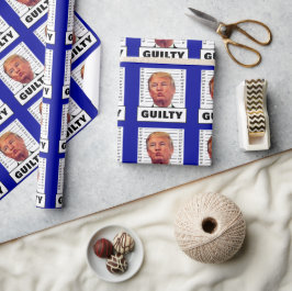 Papel De Presente Funny Trump Guilty