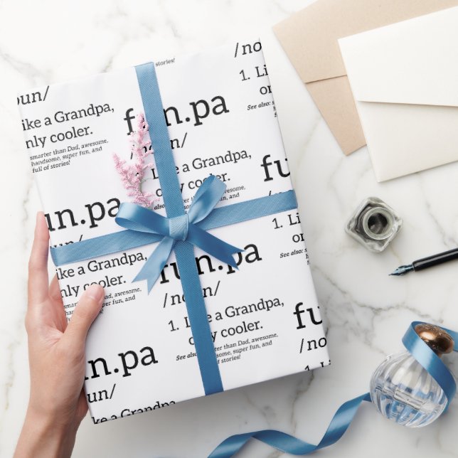 Papel De Presente Funpa Como Um Vovô Só Mais Fresco (Presentear)