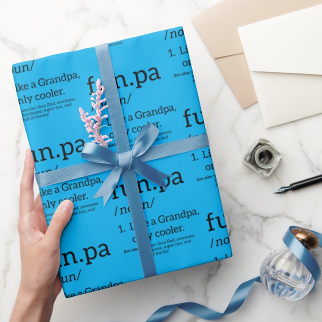 Papel De Presente Funpa Como Um Vovô Só Mais Fresco (Presentear)