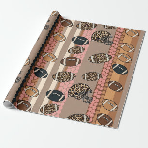 Papel De Presente Fútbol Coquette Arco Leopard (3)