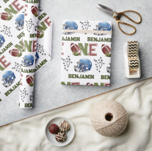 Papel De Presente Futebol americano