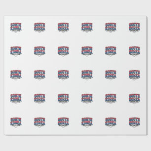 Papel De Presente Futebol da Coreia do Sul 2026 Futebol Bold País Ti