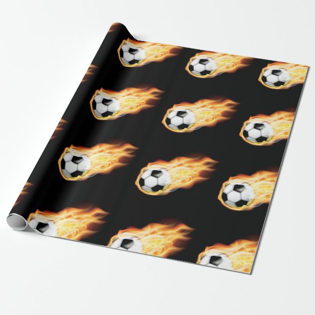 Papel De Presente Futebol ou Futebol Americano (Desenrolado)