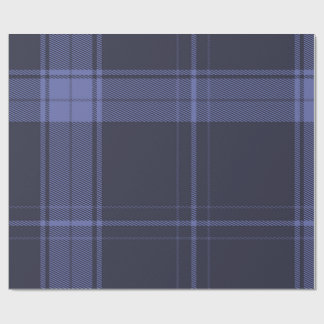 Papel De Presente Future Dusk Tartan