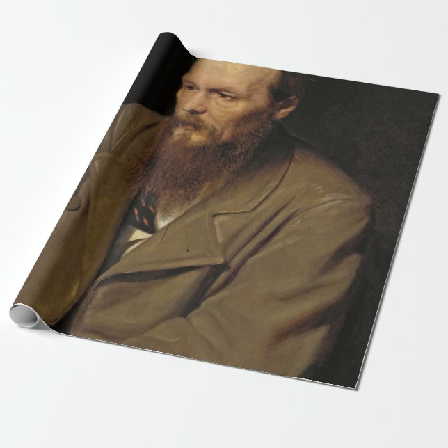 Papel De Presente Fyodor Dostoevsky (Desenrolado)