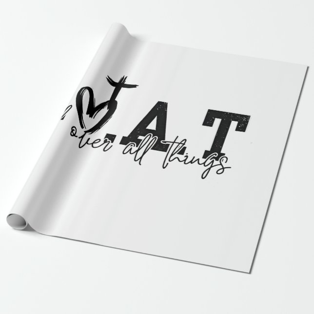 Papel De Presente G.O.A.T Deus Sobre Todas As Coisas Jesus Cristão (Desenrolado)