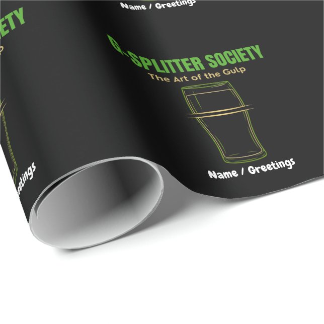 Papel De Presente G-Splitter Society The Art of the Gulp PintCulture (Ponta do rolo)
