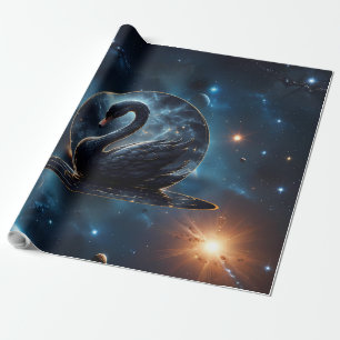 Papel De Presente Galáctica Grace: O Cisne Negro.