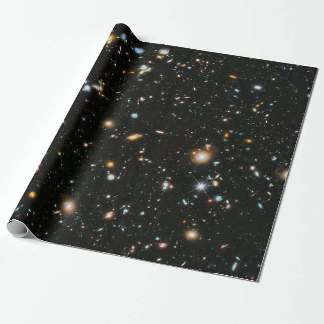 Papel De Presente Galáxias de campo ultraprofundo do Hubble da NASA (Desenrolado)