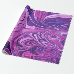 Papel De Presente Galaxy Abstrato Colorful Painting Melhor abstrat